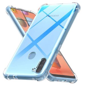 Hoesje geschikt voor Samsung Galaxy M11 - Anti Scratch - Silicone case - Soft cover - Transparant