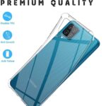 Hoesje geschikt voor Samsung Galaxy M12 - Anti Shock - Siliconen hoes - Kunststof - Soft cover - Transparant