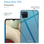 Hoesje geschikt voor Samsung Galaxy M12 - Anti Shock - Siliconen hoes - Kunststof - Soft cover - Transparant