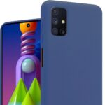 Hoesje geschikt voor Samsung Galaxy M51 - Anti Scratch - Silicone case - Kunststof - Soft cover - Blauw