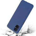 Hoesje geschikt voor Samsung Galaxy M51 - Anti Scratch - Silicone case - Kunststof - Soft cover - Blauw