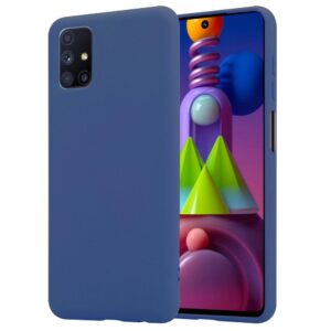 Hoesje geschikt voor Samsung Galaxy M51 - Anti Scratch - Silicone case - Kunststof - Soft cover - Blauw