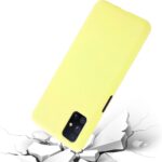 Hoesje geschikt voor Samsung Galaxy M51 - Anti Scratch - Silicone case - Kunststof - Soft cover - Geel
