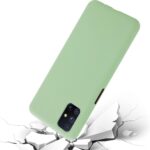 Hoesje geschikt voor Samsung Galaxy M51 - Anti Scratch - Silicone case - Kunststof - Soft cover - Licht Groen