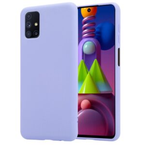 Hoesje geschikt voor Samsung Galaxy M51 - Anti Scratch - Silicone case - Kunststof - Soft cover - Paars