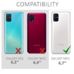 Hoesje geschikt voor Samsung Galaxy M51 - Anti Scratch - Silicone case - Soft cover - Zwart