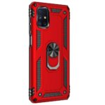 Hoesje geschikt voor Samsung Galaxy M51 - Schokbestendig - Hardcase- Ring Armor - Rood