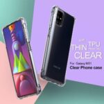 Hoesje geschikt voor Samsung Galaxy M51 - Silicone hoesje - Anti Shock - Schokbestendig - GSM hoes - Transparant