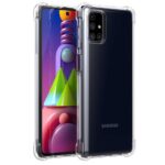 Hoesje geschikt voor Samsung Galaxy M51 - Silicone hoesje - Anti Shock - Schokbestendig - GSM hoes - Transparant