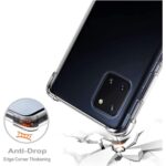 Hoesje geschikt voor Samsung Galaxy Note 10 Lite - Anti Shock - Silicone case - Kunststof - Soft cover - Schokbestendig - Transparant