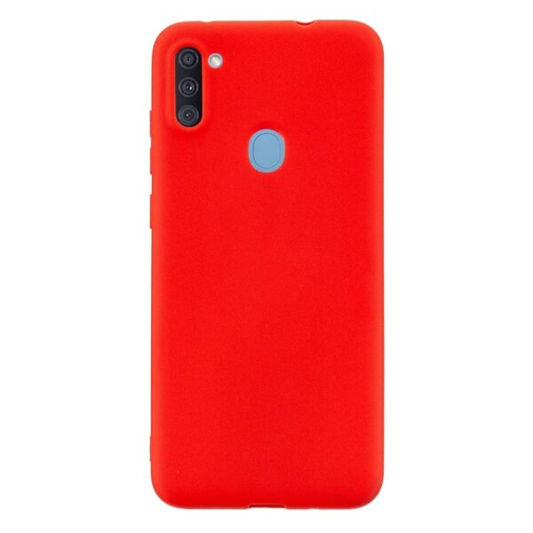 Hoesje geschikt voor Samsung Galaxy Note 10 Lite - Siliconen hoesje - Kunststof - Soft cover - Rood