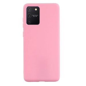 Hoesje geschikt voor Samsung Galaxy Note 10 Lite - Siliconen hoesje - Kunststof - Soft cover - Roze