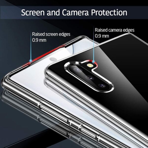 Hoesje geschikt voor Samsung Galaxy Note 10 Plus - Anti Scratch - Silicone case - Kunststof - Soft cover - Schokbestendig - Transparant