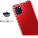 Hoesje geschikt voor Samsung Galaxy Note 10 Plus - Anti Shock - Silicone case - Kunststof - Soft cover - Schokbestendig - Transparant