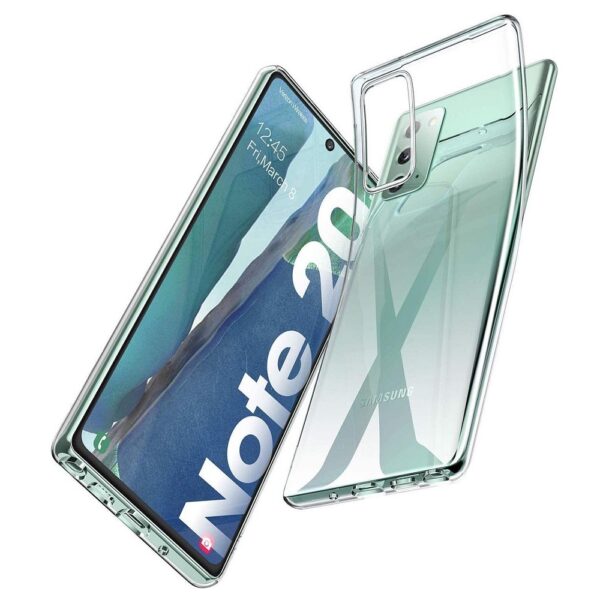 Hoesje geschikt voor Samsung Galaxy Note 20 Ultra - Siliconen hoes - Soft cover - Transparant
