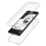 Hoesje geschikt voor Samsung Galaxy Note 9 - Dubbelzijdig 360° hoesje - Siliconen hoes - Soft cover - Transparant