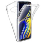 Hoesje geschikt voor Samsung Galaxy Note 9 - Dubbelzijdig 360° hoesje - Siliconen hoes - Soft cover - Transparant