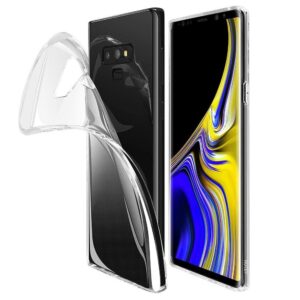 Hoesje geschikt voor Samsung Galaxy Note 9 - Silicone case - Kunststof - Soft cover - Transparant