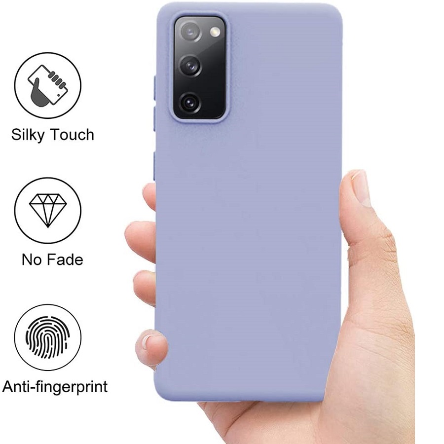 Hoesje geschikt voor Samsung Galaxy S20 FE - Anti Scratch - Silicone case - Soft cover - Paars