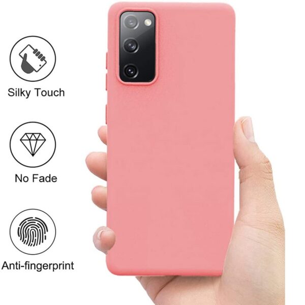 Hoesje geschikt voor Samsung Galaxy S20 FE - Anti Scratch - Silicone case - Soft cover - roze