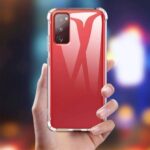 Hoesje geschikt voor Samsung Galaxy S20 FE - Anti Shock - Silicone case - Kunststof - Soft cover - Schokbestendig - Transparant