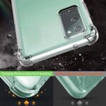 Hoesje geschikt voor Samsung Galaxy S20 FE - Anti Shock - Silicone case - Kunststof - Soft cover - Schokbestendig - Transparant