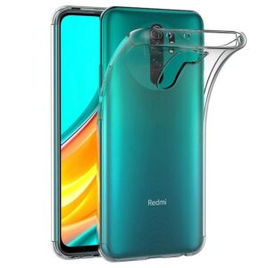 Hoesje geschikt voor Xiaomi Redmi 9 - Silicone case - Kunststof - Soft cover - Transparant