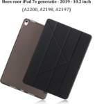 Hoesje Geschikt voor Apple iPad 7 10.2 (2019) Smart cover - Zwart