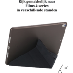 Hoesje Geschikt voor Apple iPad 7 10.2 (2019) Smart cover - Zwart