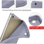 Hoesje Geschikt voor Apple iPad Air 1 9.7 (2013) Hoes Lavender - Tri Fold Tablet Case - Smart Cover