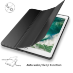 Hoesje Geschikt voor Apple iPad Air 1 9.7 (2013) Hoes Zwart - Tri Fold Tablet Case - Smart Cover