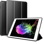 Hoesje Geschikt voor Apple iPad Air 1 9.7 (2013) Hoes Zwart - Tri Fold Tablet Case - Smart Cover