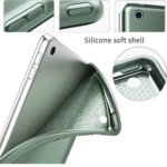 Hoesje Geschikt voor Apple iPad Air 1 9.7 (2013) Tri Fold Tablet Case - Smart Cover - Groen