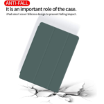 Hoesje Geschikt voor Apple iPad Air 1 9.7 (2013) Tri Fold Tablet Case - Smart Cover - Groen