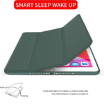 Hoesje Geschikt voor Apple iPad Air 1 9.7 (2013) Tri Fold Tablet Case - Smart Cover - Groen