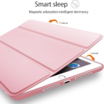 Hoesje Geschikt voor Apple iPad Air 1 9.7 (2013) Tri Fold Tablet Case - Smart Cover-Roze