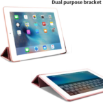 Hoesje Geschikt voor Apple iPad Air 1 9.7 (2013) Tri Fold Tablet Case - Smart Cover-Roze