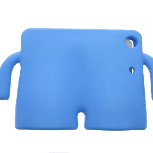 Hoesje geschikt voor Apple iPad Mini 1 / Mini 2 / Mini 3 Kids Proof Cover Kinderhoes met handvaten - blauw
