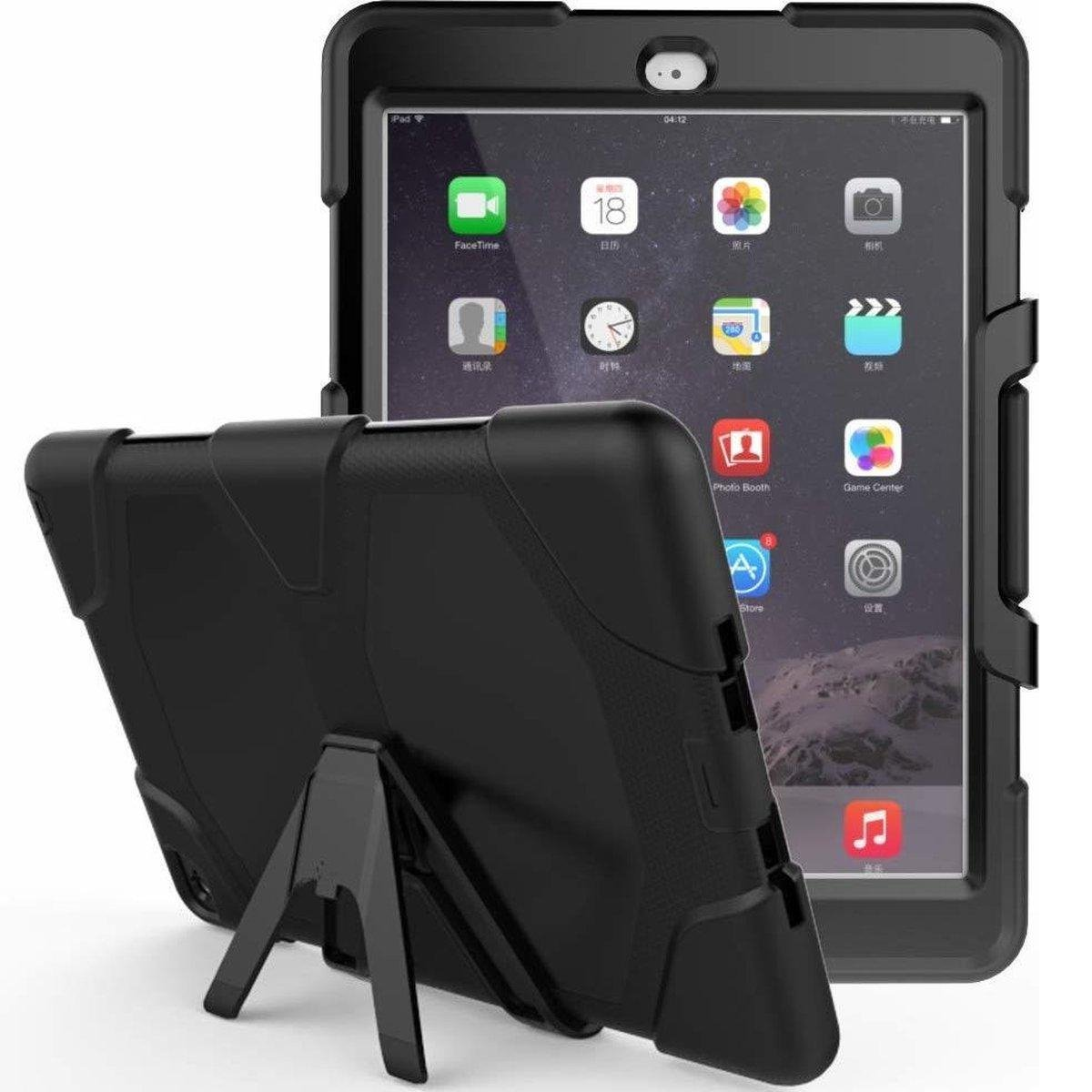 Hoesje geschikt voor Apple iPad Mini 3 7.9 (2014) Extreme Armor Cover hoesje - Zwart
