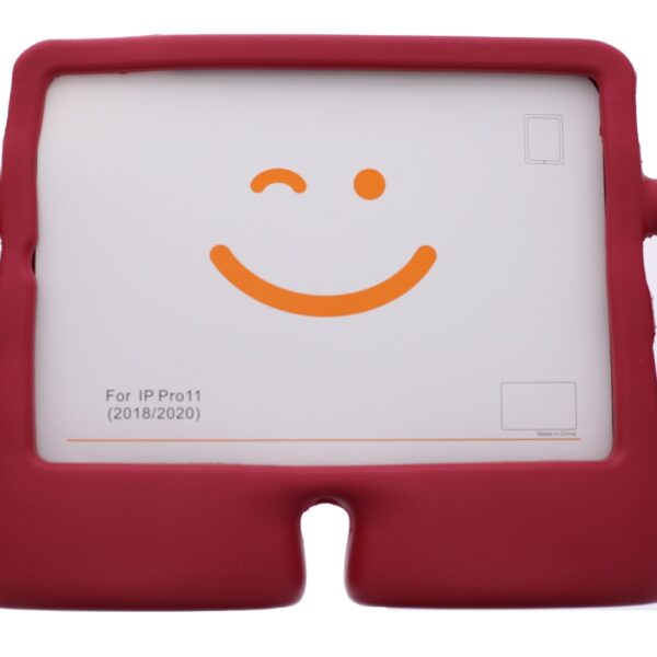 Hoesje geschikt voor Apple iPad Pro 11 (2020) Kids Proof Cover Kinderhoes met handvaten - rood