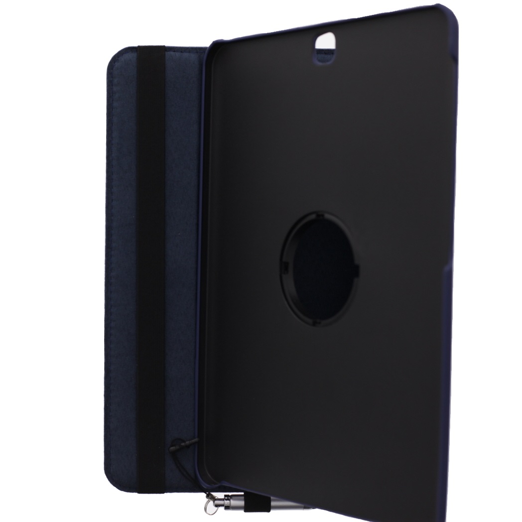 Hoesje geschikt voor Samsung Galaxy Tab S2 9.7 inch T810 T815 Draaibaar Hoesje - donker blauw