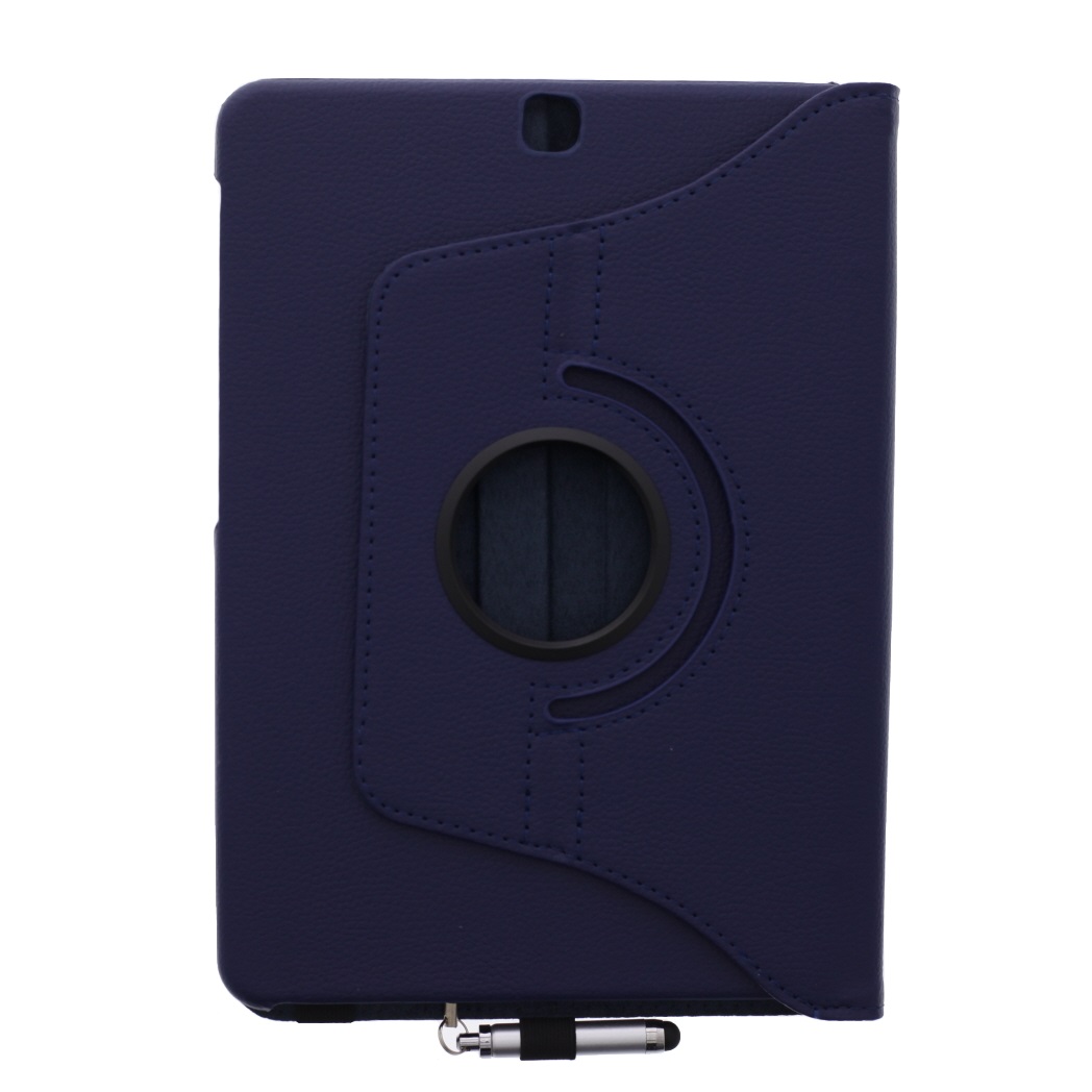Hoesje geschikt voor Samsung Galaxy Tab S2 9.7 inch T810 T815 Draaibaar Hoesje - donker blauw