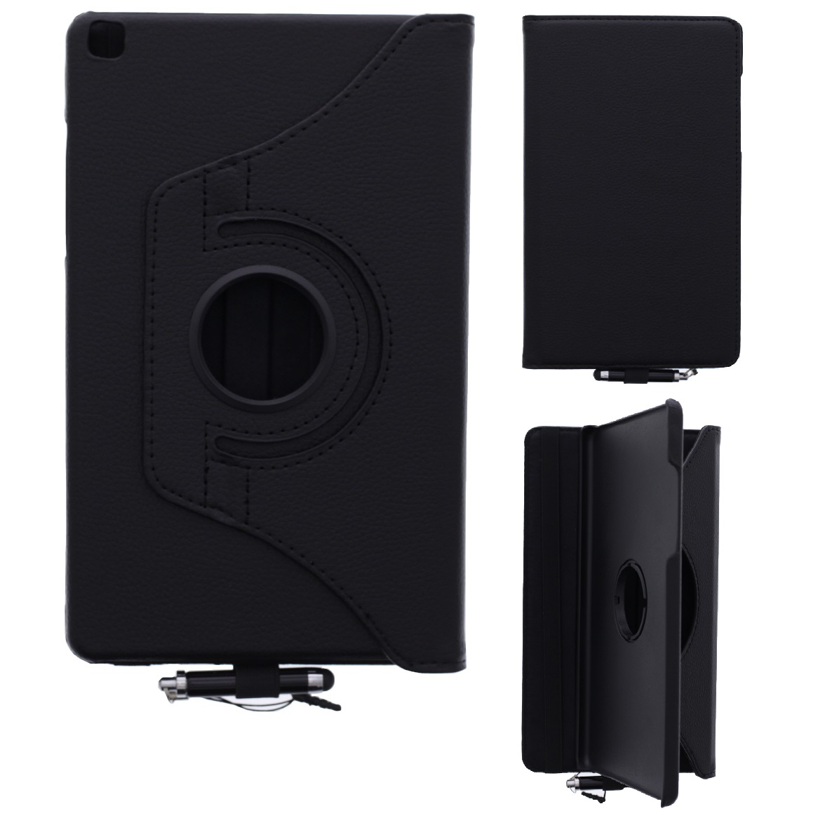 Hoesje geschikt voor Samsung Galaxy Tab S4 10.5 Book Case hoesje Samsung Galaxy Tab S5e 10.5 2019 T720 T725 - Zwart