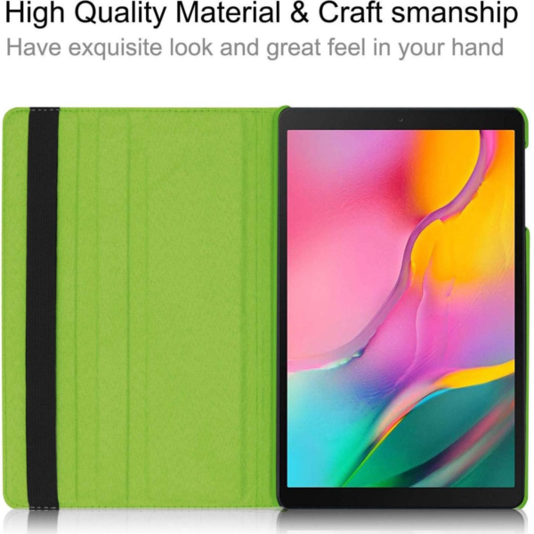 Hoesje geschikt voor Samsung Galaxy Tab S6 Lite 10.4-inch SM P610 / P615 Draaibaar Hoesje 360 Rotating Multi stand Case - Groen