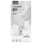 LDNIO snellader A4403C voor Samsung, Oppo, Huawei, OnePlus, Nokia en Motorola - Met USB-C kabel - 2 ingangen