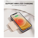 Hoesje geschikt voor iPhone 12 Pro - Siliconen hoesje - Paars - Pasjeshouder