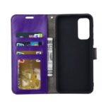 Hoesje geschikt voor Motorola Edge 30 - Boekhoesje - Paars - Portemonneehoesje