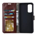 Hoesje geschikt voor Motorola Edge 30 Pro - Boekhoesje - Bruin  - Portemonneehoesje