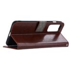 Hoesje geschikt voor Motorola Edge 30 Pro - Boekhoesje - Bruin  - Portemonneehoesje