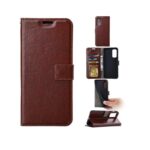 Hoesje geschikt voor Motorola Edge 30 Pro - Boekhoesje - Bruin  - Portemonneehoesje